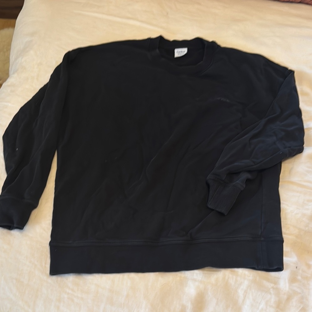Outdoor voices black crew neck